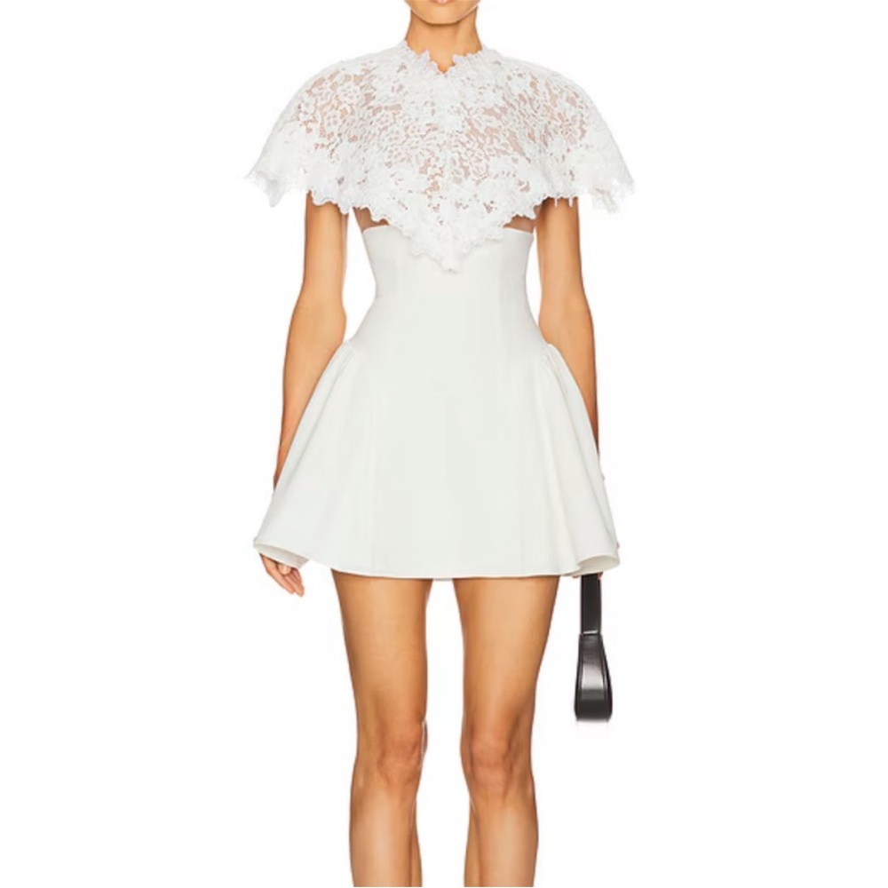 HELSA Mademoiselle mini dress in ivory